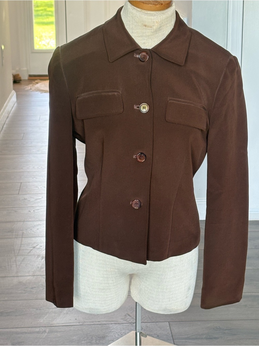 Jones New York Silk Blazer